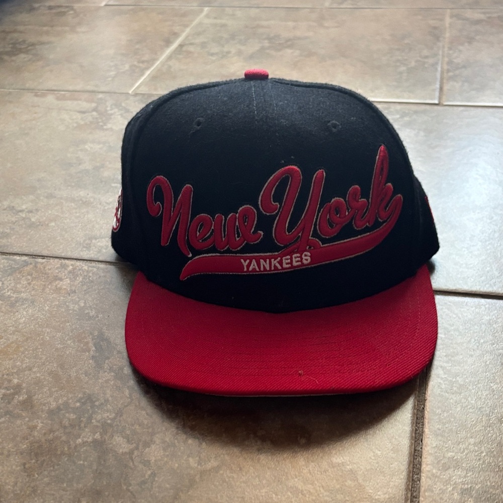 New Era Black and Red New York Yankees Hat